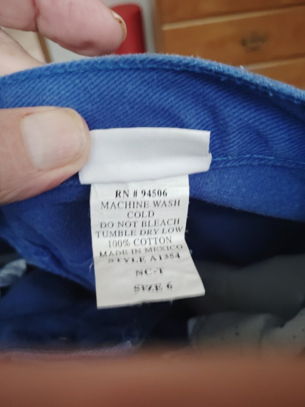 Vintage Newport News Size 6 Womens Jeans Blue 26x33 Mom Jeans - Picture 8 of 8